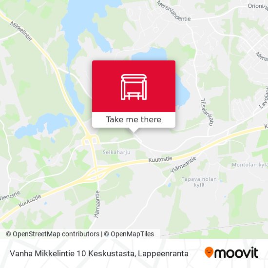 Vanha Mikkelintie 10 Keskustasta map