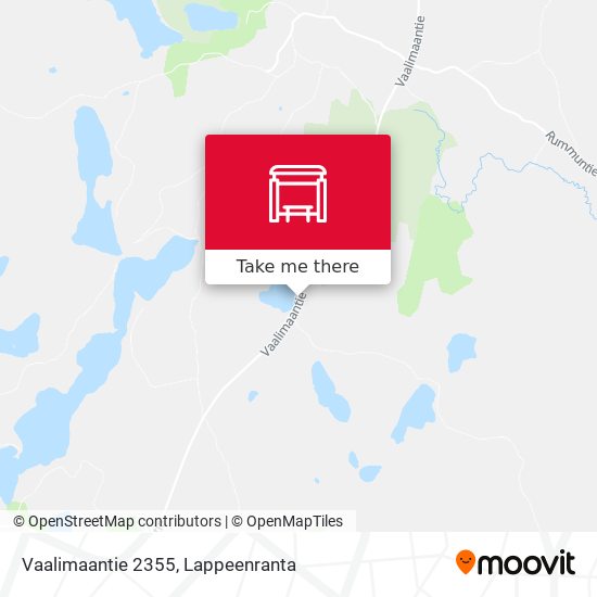 Vaalimaantie 2355 map