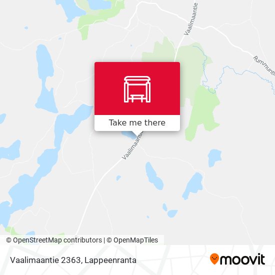 Vaalimaantie 2363 map