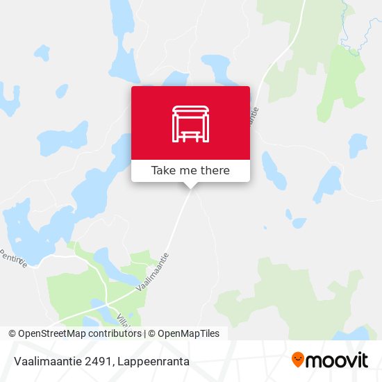 Vaalimaantie 2491 map