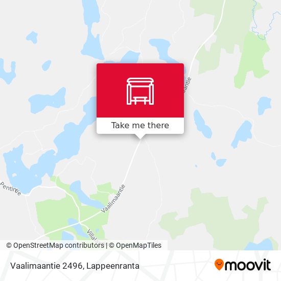 Vaalimaantie 2496 map