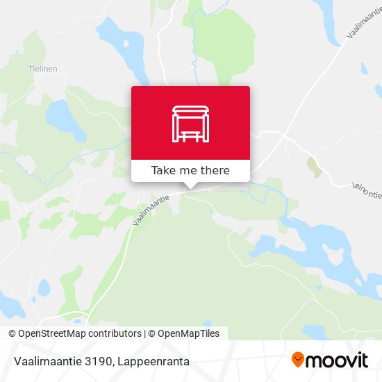 Vaalimaantie 3190 map