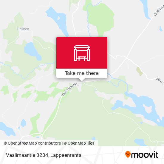 Vaalimaantie 3204 map