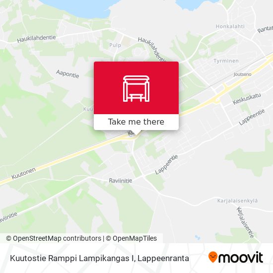 Kuutostie Ramppi Lampikangas I map