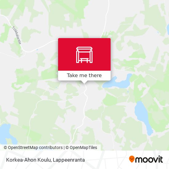 Korkea-Ahon Koulu map