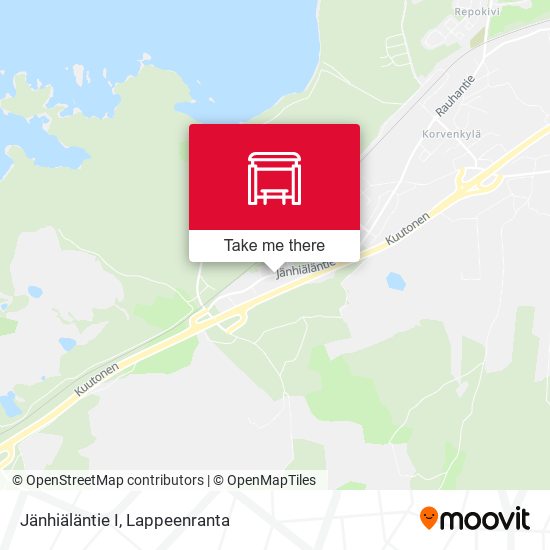 Jänhiäläntie I map