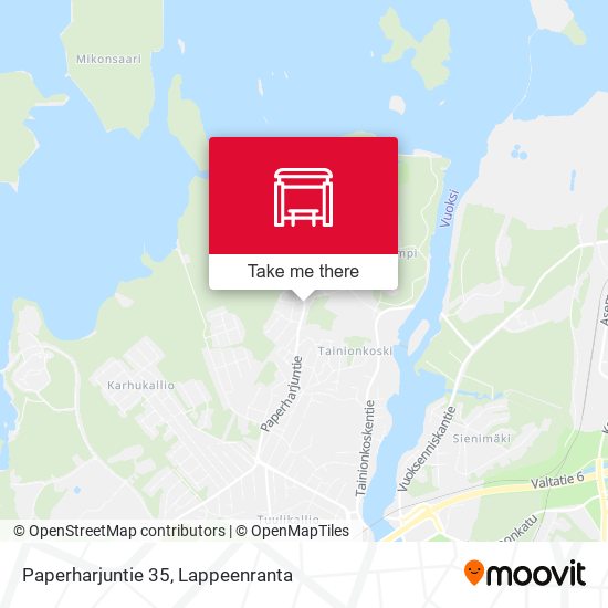 Paperharjuntie 35 map