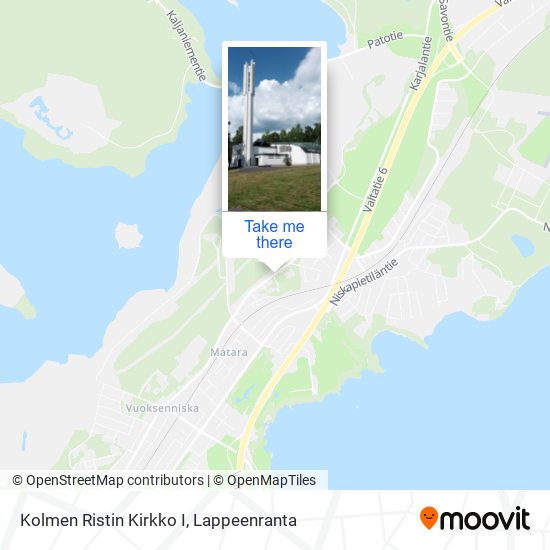 Kolmen Ristin Kirkko I map