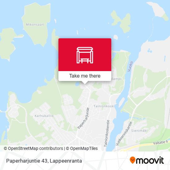 Paperharjuntie 43 map