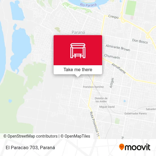 El Paracao 703 map