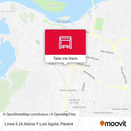 Mapa de Linea 6