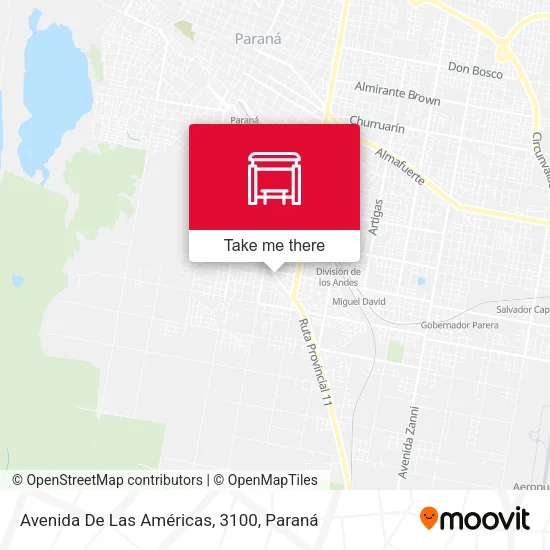 Mapa de Avenida De Las Américas, 3100