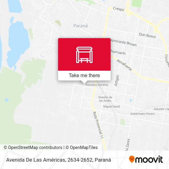 Mapa de Avenida De Las Américas, 2634-2652