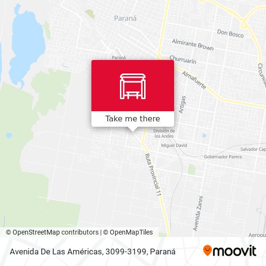 Avenida De Las Américas, 3099-3199 map