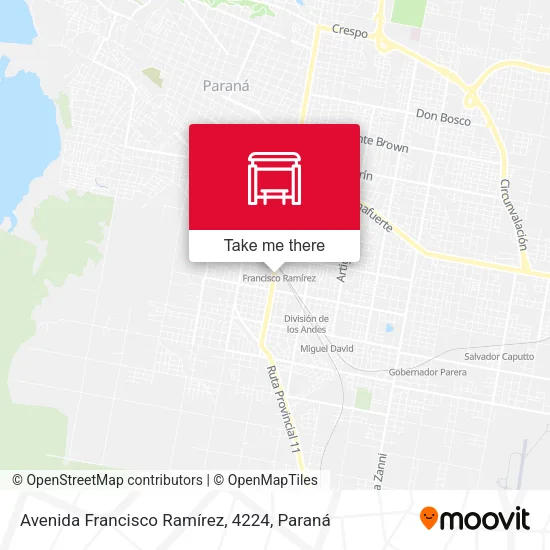 Mapa de Avenida Francisco Ramírez, 4224