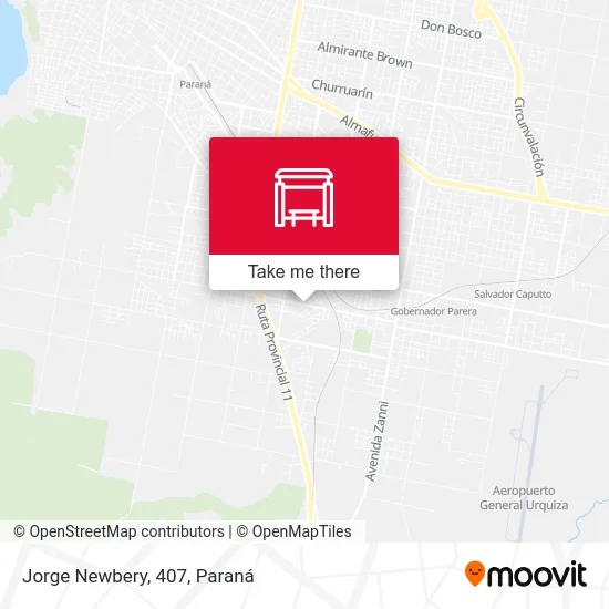 Jorge Newbery, 407 map