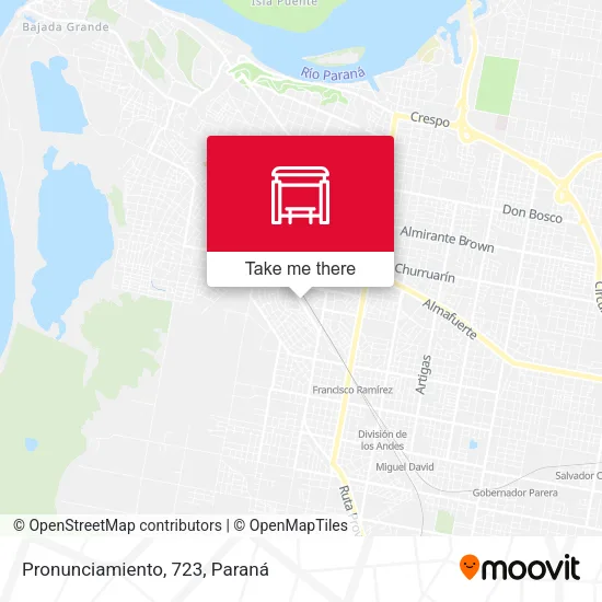 Mapa de Pronunciamiento, 723