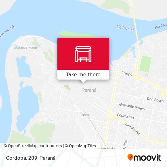 Córdoba, 209 map