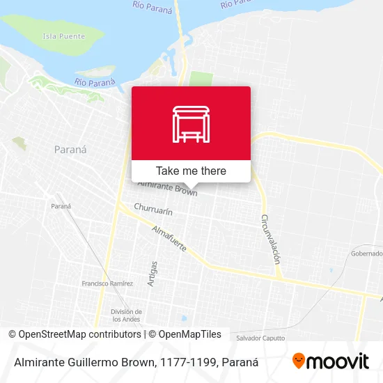 Mapa de Almirante Guillermo Brown, 1177-1199