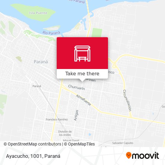 Ayacucho, 1001 map
