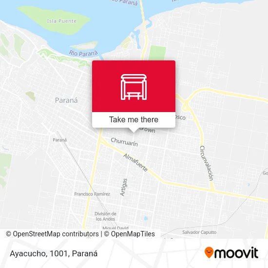 Mapa de Ayacucho, 1001