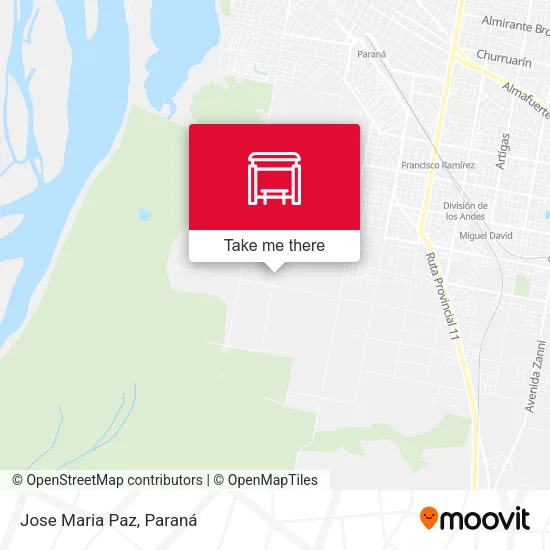 Mapa de Jose Maria Paz