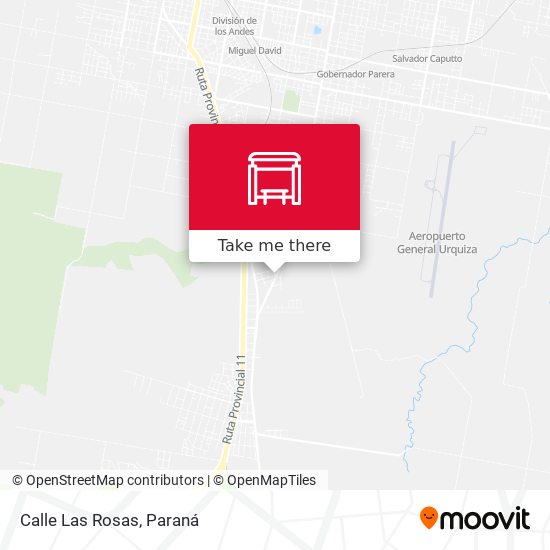 Mapa de Calle Las Rosas