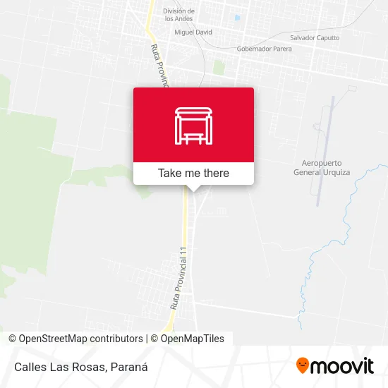 Mapa de Calles Las Rosas