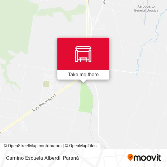 Mapa de Camino Escuela Alberdi