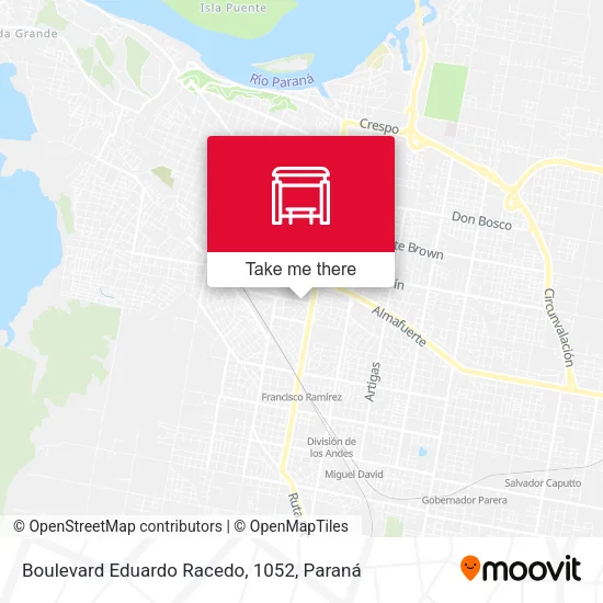Mapa de Boulevard Eduardo Racedo, 1052