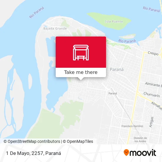 Mapa de 1 De Mayo, 2257