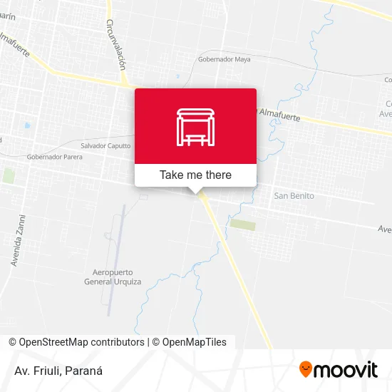 Mapa de Av. Friuli