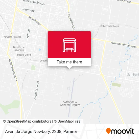 Avenida Jorge Newbery, 2208 map