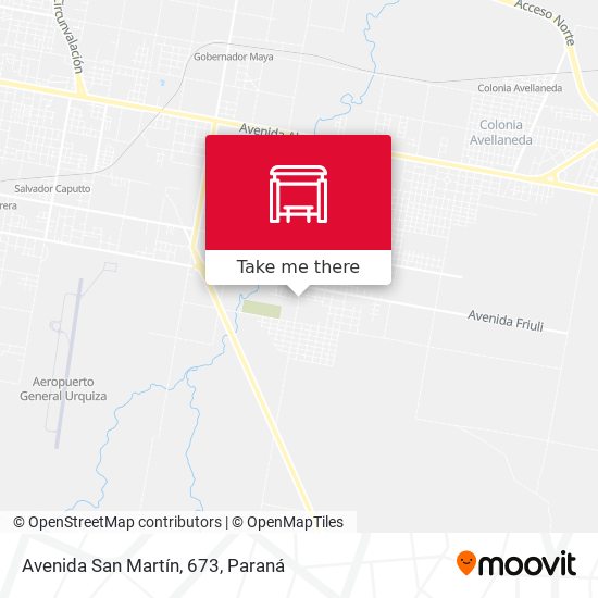 Avenida San Martín, 673 map