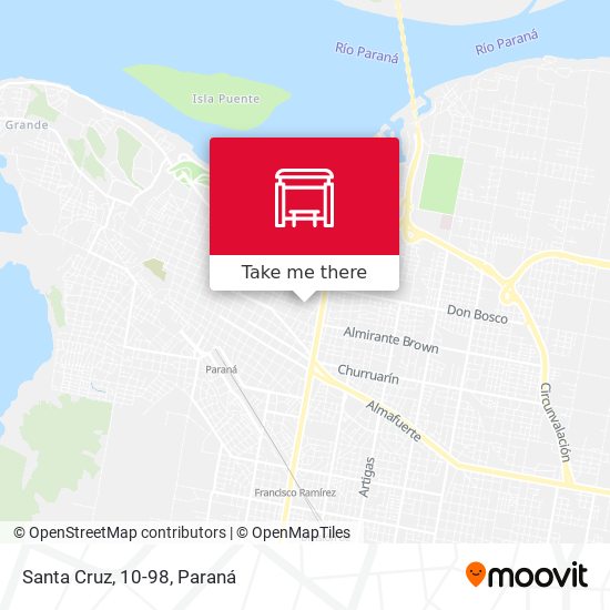 Santa Cruz, 10-98 map