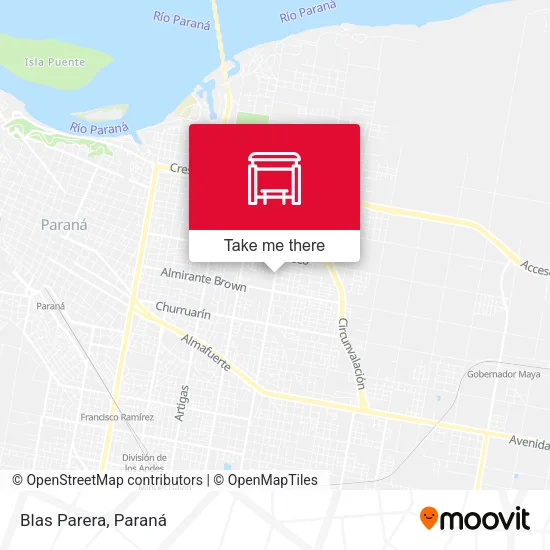 Mapa de Blas Parera