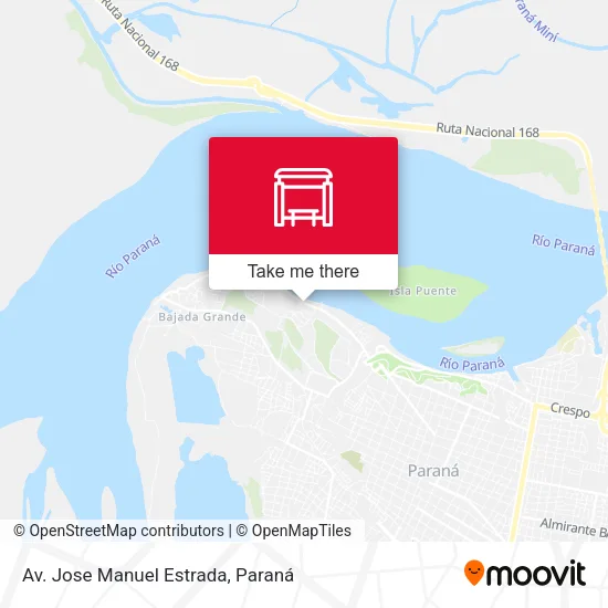 Av. Jose Manuel Estrada map