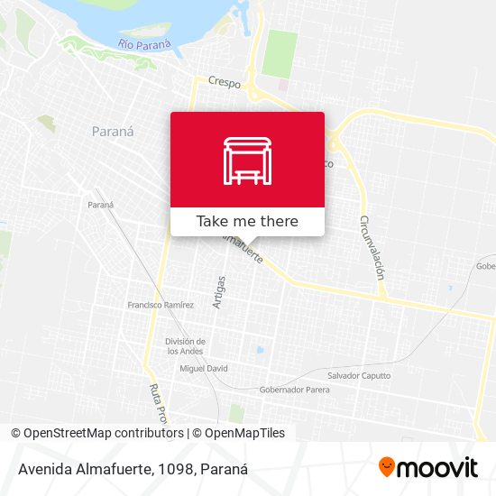 Avenida Almafuerte, 1098 map