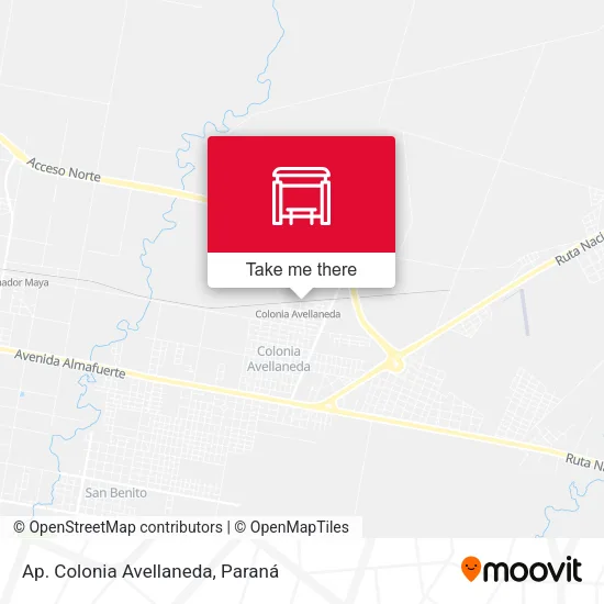 Mapa de Ap. Colonia Avellaneda