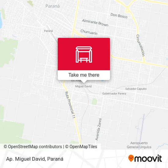 Mapa de Ap. Miguel David