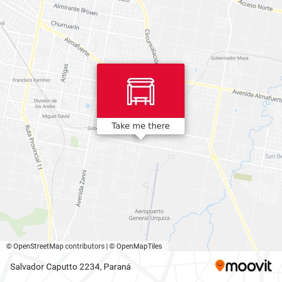 Mapa de Salvador Caputto 2234