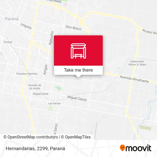 Hernandarias, 2299 map