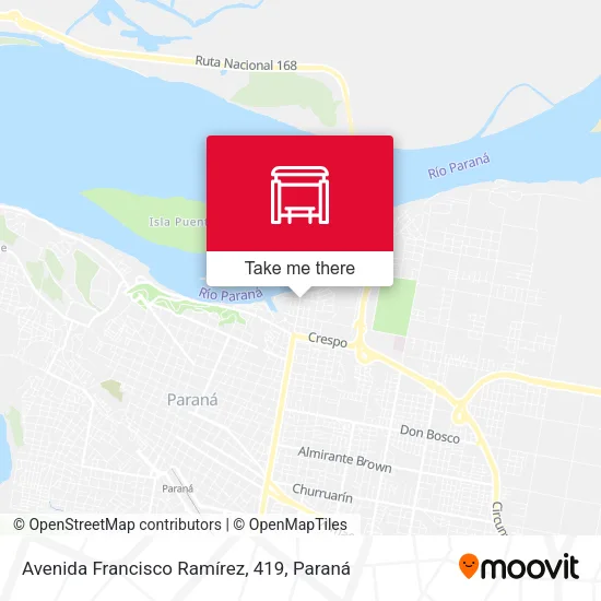 Mapa de Avenida Francisco Ramírez, 419
