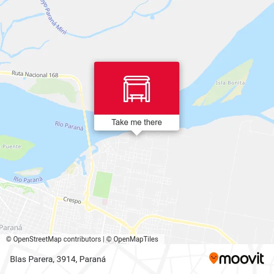 Blas Parera, 3914 map