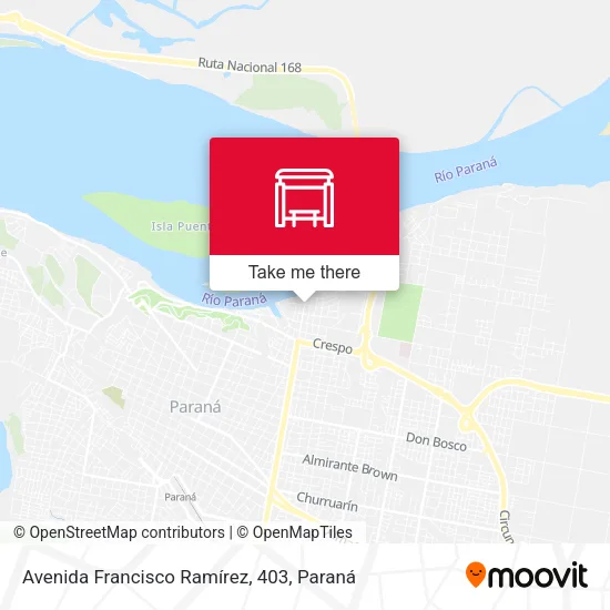 Mapa de Avenida Francisco Ramírez, 403
