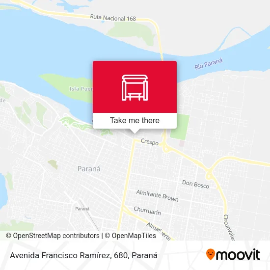 Mapa de Avenida Francisco Ramírez, 680