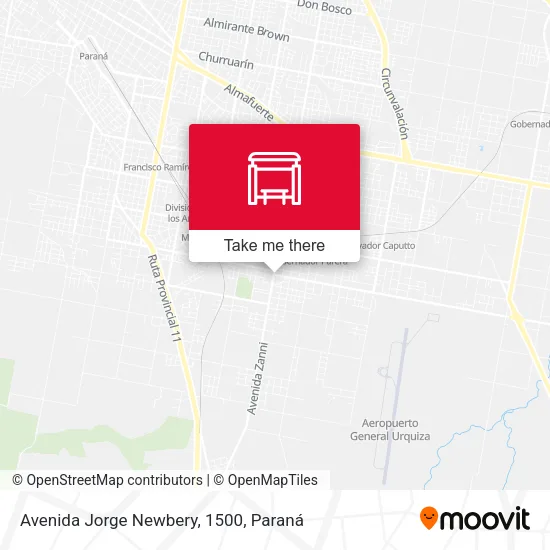 Mapa de Avenida Jorge Newbery, 1500