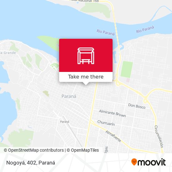 Nogoyá, 402 map
