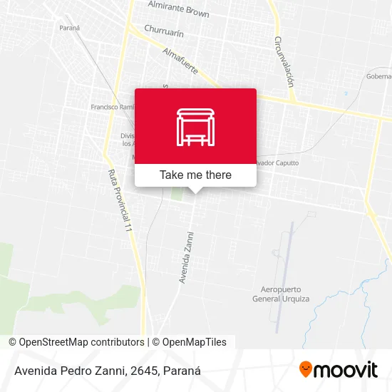 Mapa de Avenida Pedro Zanni, 2645