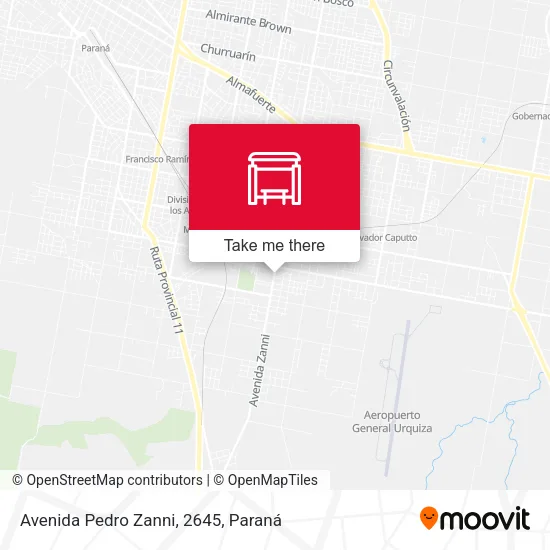 Mapa de Avenida Pedro Zanni, 2645